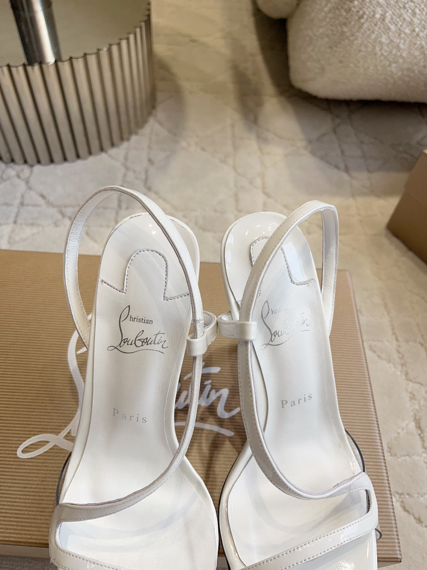 UA Chr1st1an Louboutin Rosalie Sandals 10cm Heel