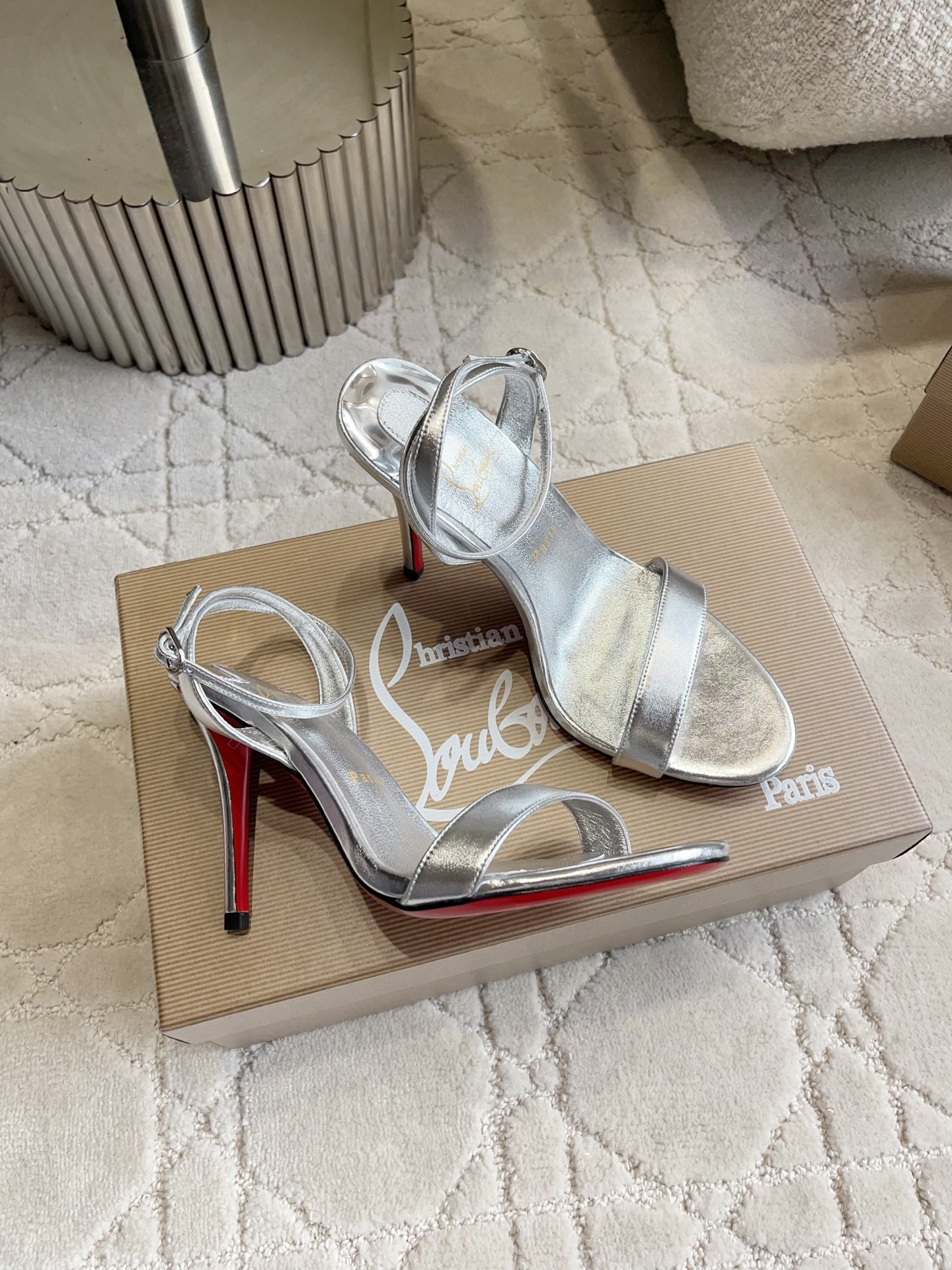 UA Chr1st1an Louboutin 100mm Sandals