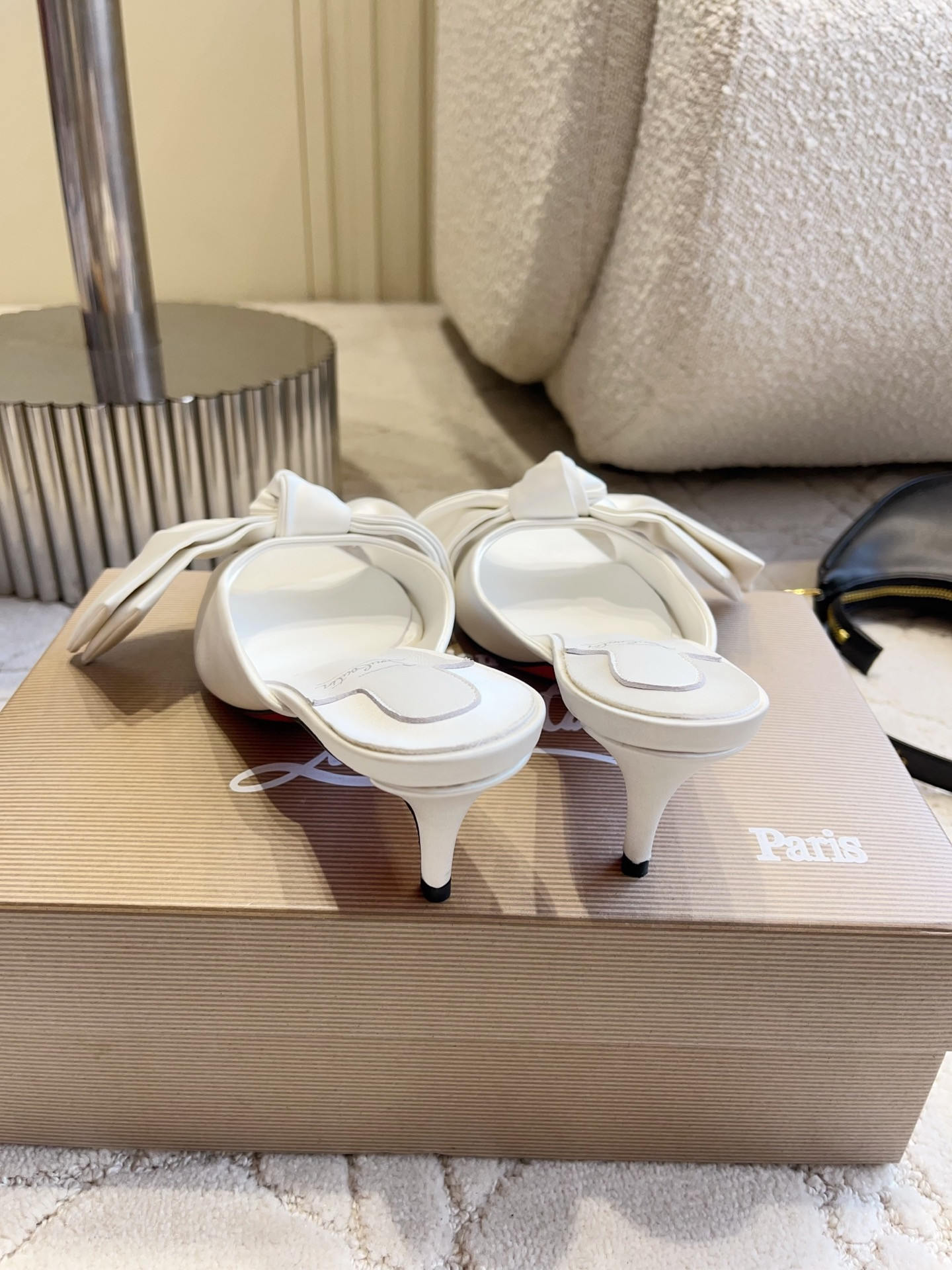 UA Chr1st1an Louboutin Slides 6cm Heel