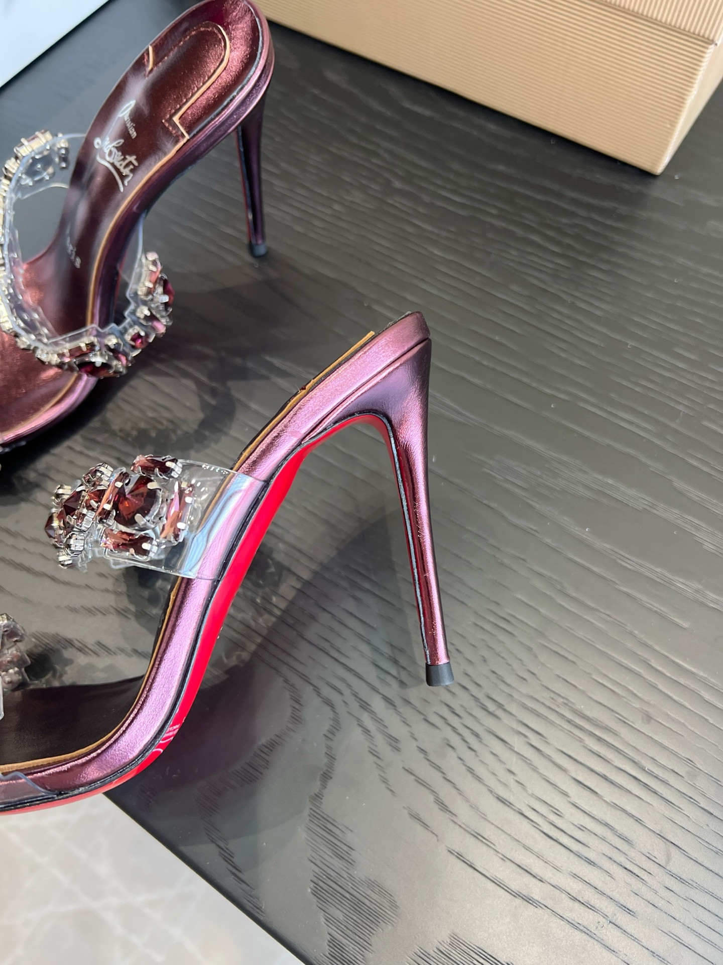 UA Chr1st1an Louboutin Just Jewel Slides