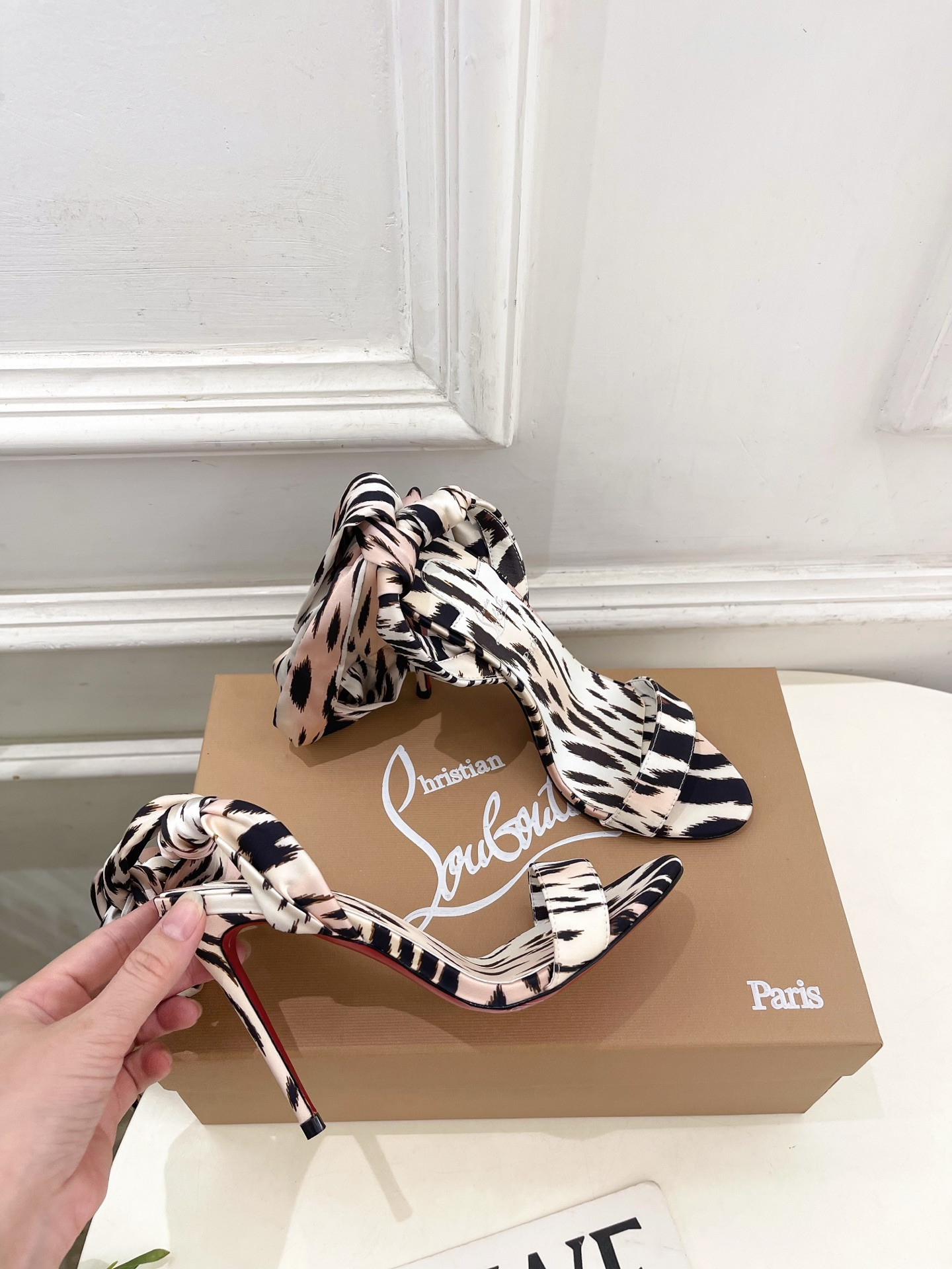 UA Chr1st1an Louboutin Du Desert Sandals 10cm Heel
