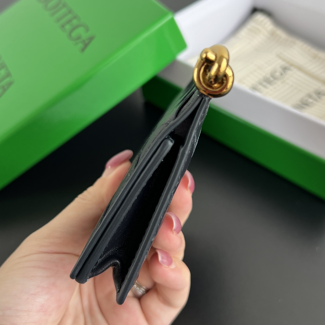 L0ew* Solstice Business Card Case 788055 11x7.8x2.5cm